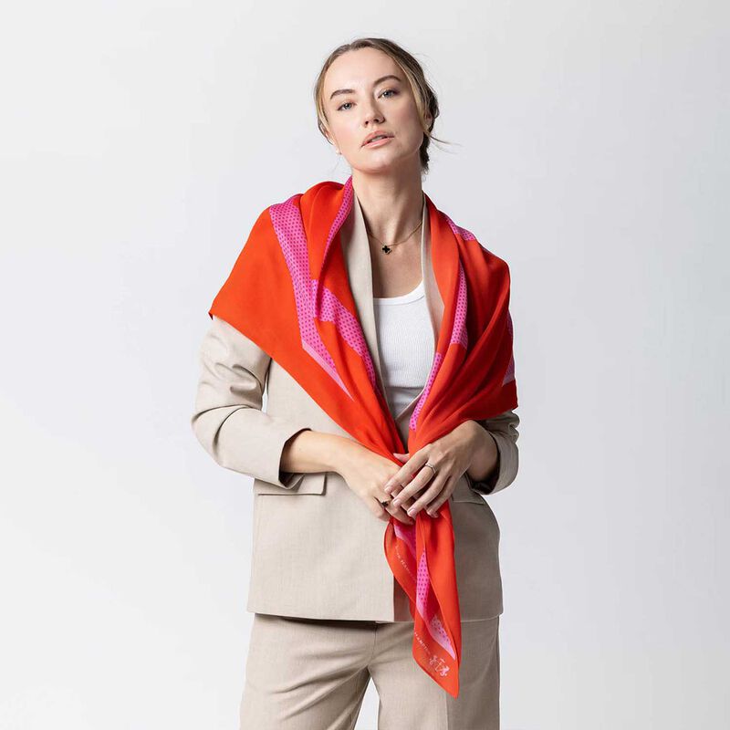Dark Hampton Have Heart Cashmere Modal Scarf image number 1